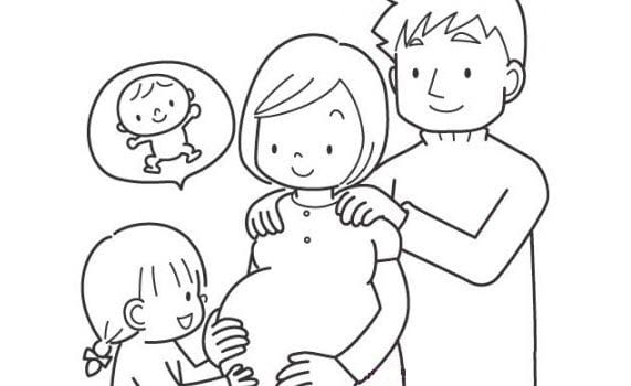 tranh tô color mái ấm gia đình niềm hạnh phúc mang đến bé